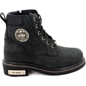 Resim Harley Davidson Jim Black Nubuk Bot Black Siyah 