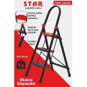 Resim Devecioğlu 3 Basamaklı Star Geniş Basamaklı Merdiven 