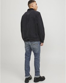 Resim Jack & Jones Erkek Glenn 271 Slim Fit Jean 12252977 Blue Denim Mavi 