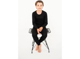 Resim FSM 1453 Fsm1453 Erkek Çocuk Termal İçlik Takım Siyah %47 Viskon %47 Polyester %6 Elastan 