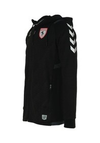 Resim 23/24 Hummel Samsunspor Kamp Kapşonlu Eşofman Tek Üst Siyah 