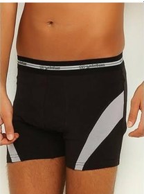 Resim Yıldız 116 Erkek Siyah Comfort Modal Boxer 6 Adet 001 