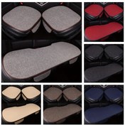 Resim Premium Keten Araba Koltuğu Yastığı, Kaymaz Koltuk Kılıfı, Orta Yumuşaklık ve Sertlik, Konforlu Sürüş, Tüm Mevsimler İçin Uygun, Çeşitli Araba Modelleri İçin Evrensel, Elde Yıkanabilir veya Makinede Yıkanabilir, Uzun Süre Oturmadan Yorgunluk Gelmeyecektir 