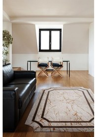 Resim Bahariye Halı Deep 116x190 6088 Bej Antrasit 