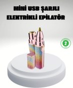 Resim UCUZTEKNO Şarjlı Mini Yüz ve Kaş Epilatörü – Ağrısız ve Hassas Temizlik 