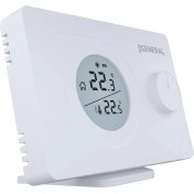 Resim Mitra 220 Rf Kablosuz Dijital Oda Termostatı (Beyaz) 