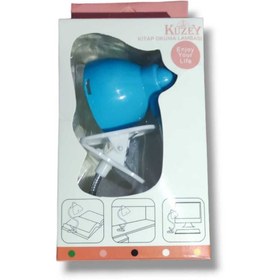 Resim KUZEY HIRDAVAT Mandallı Kitap Okuma Lambası Kitap Okuma Işığı Led Mavi Renk Kitap Okuma Lambası 