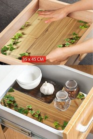 Resim Else Dekor Renkli Çiçekler Kaydırmaz Raf Dolap Çekmece Örtüsü Yıkanabilir Buzdolabı Içi Matı 