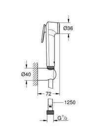 Resim Grohe Tempesta-f Trigger Spray 30 Duş Seti Altın - 27513GL1 Altın 