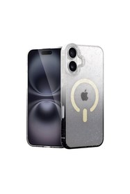 Resim artlab Art Apple İphone 16 Plus Pummel Shiny Magsafe Kapak - Siyah Lab 
