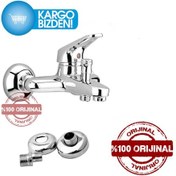 Resim Sardıcı Banyo Bataryası Aç Kapa Mix Pirinç Malzeme 
