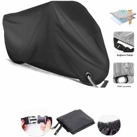 Resim AutoEN KAWASAKİ NINJA 1000SX KİLİT UYUMLU MOTOSİKLET BRANDASI-SİYAH 