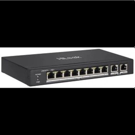 Resim Hılook Ns-0310p-60 B , 8port, Megabit, Poe 60w, 2 Port Gigabit Uplink, Long Range 250metre, Yönetile 