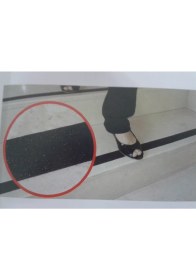 Resim Sds Zemin-Merdiven Kaydırmaz Bandı 25 Mm*25 Metre Siyah 