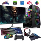 Resim ROGAME İ7 13700f 32gb Ddr4 1tb M2 6gb Rtx3050 24" Monitörlü Oyun Bilgisayarı (GAMİNG SET) 