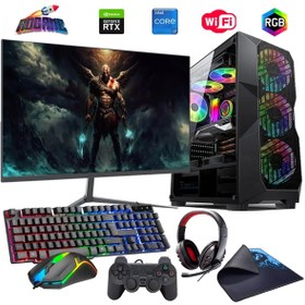 Resim ROGAME İ7 13700f 32gb Ddr4 1tb M2 6gb Rtx3050 24" Monitörlü Oyun Bilgisayarı (GAMİNG SET) 