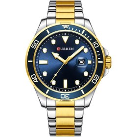 Resim Yifomall Curren 8388 Erkek Kol Saati - Klasik Kuvars Hareketli, Luminöz Gösterge, Takvimli, 3atm Su Geçirmez, Gümüş/gold Kayışlı Modeller Altın - Siyah 