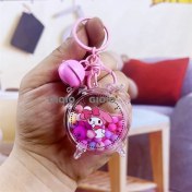 Resim Silver1 Gıoıo Yeni Sevimli Kedi Pençe Çapraz Giyinme Kurumi Bebek Araba Anahtarlık Büyük Kulak Köpek Çift Okul Çantası Hediye Anahtarlık Kolye (Yurt Dışından) 