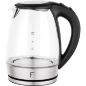 Resim Fakir Ojo Cam Su Isıtıcı Kettle - Siyah 