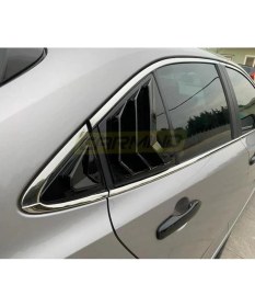 Resim Carmind Toyota Corolla Kelebek Cam Vizörü Piano Black 2019-2021 