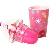 Resim Lukky Cupcake Desenli Çilek Aromalı Dudak Balm 