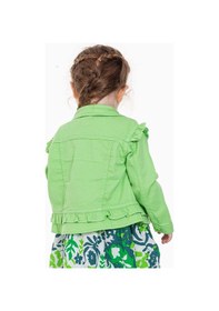 Resim Xo Kids Kız Fırfırlı Gömlek 9-36 Ay Yaş 34709 Yeşil 