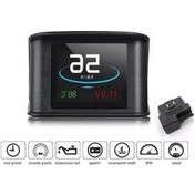 Resim Besthome1 Otomobil Parçaları Obd Araba Akıllı Head-up Ekranı Hud Metre Su Sıcaklığı Hız Göstergesi Alarmı Black Black 