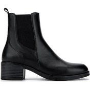 Resim Tamer Tanca Kadın Hakiki Deri Siyah Deri Topuklu Bot 231 956 Bn Bot Sk24-25 Sıyah Dr Siyah 