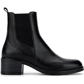 Resim Tamer Tanca Kadın Hakiki Deri Siyah Deri Topuklu Bot 231 956 Bn Bot Sk24-25 Sıyah Dr Siyah 