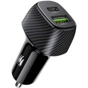 Resim Concord C-774 36W Pd+Qc 3.0 Usb-A Usc-C 36W Araç Şarj Başlığı 