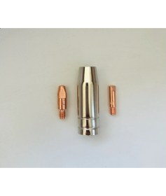 Resim Gazsız Gazaltı Torç Başlığı Nozul ve Meme 