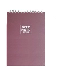 Resim Özkan Deep Note 17x24 Spiralli Bloknot 100 Yap. Düz Defter Bordo 