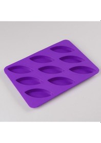 Resim Mor 9 Lu Mekik Kek Kalıbı Silikon 