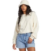 Resim Billabong Loosen Up Crew Kadın Beyaz Sweatshirt 