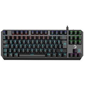 Resim Gamepower Overlord 60M Mekanik Mavi Switch Türkçe Q 88 Tuş USB Gaming Klavye - 3 Yıl Garantili 