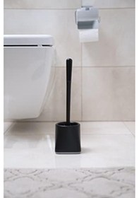 Resim Home Silikon Klozet Wc Tuvalet Fırçası Siyah Kare Siyah 