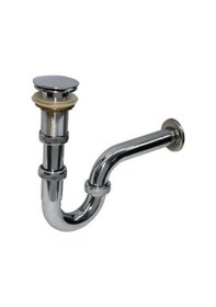 Resim Mey İthalat Krom Lavabo Sifonu Stoplu Pop-up 32 Mm 