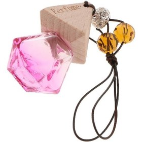 Resim Suntek Boş Doldurulabilir Cam Parfüm Şişesi Asılı Kolye 4x6cm 