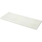 Resim Tezgah, Beyaz-Açık Gri Taş Görünüm-Laminat, 186X3,8 cm 