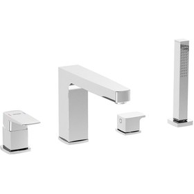 Resim Artema Root Square A42757 Küvet Bataryası, 4 Delikli, Krom 