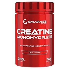Resim Galvanize Chrome Monohydrate Creatine 300 Gr 60 Servis 