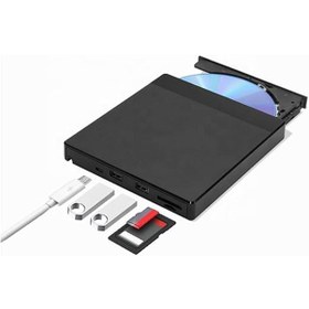 Resim Monozone 4 İn 1 DVD-RW + SD TF Kart Okuyucu + USB 3.0 HUB + Mikro USB Şarj Yazıcı Okuyucu 