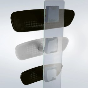 Resim Takgör Pırlanta 3'lü Set Dik Kollu Dikiz Aynası Siyah Beyaz Beşiktaş 