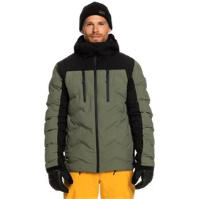 Resim Quiksilver The Edge Erkek Yeşil Snowboard Ceketi 