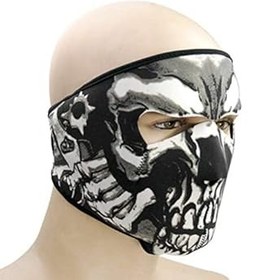 Resim Motosikletler, Şövalyeler Ve Dağcılar Için Uygun, Elastik Kumaşlı Ve Cırt Cırt Ayarlı Sıcak Rüzgar Geçirmez Tam Yüz Maskesi 