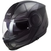 Resim Ls2 Ff353 Scope Axıs Mat Siyah-Tıtanıum Kask 
