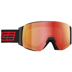 Resim Salice Double Antifog Unisex Kayak Gözlüğü Siyah/kırmızı Siyah 