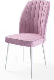 Resim Canisa Concept Etra Serisi Ahşap Gürgen Ayaklı 1.sınıf Sandalye Renk Pembe Ayaklar Beyaz 