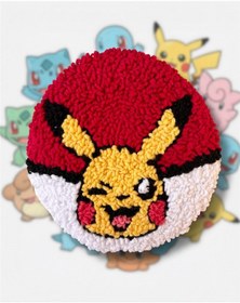Resim Pikachu Pokemon Bardak Altlığı Lila 