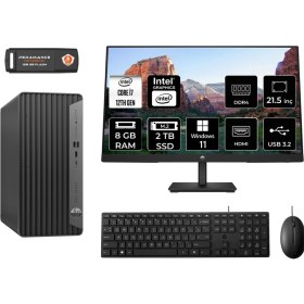 Resim Hp Pro Tower 400 G9 Intel Core I7 12700 8gb 2tb SSD 21.5" Fhd Monitör 6U3M9EA W11P Masaüstü Bilgisayar & Per4 USB Bellek 6U3M9EAMNT404 